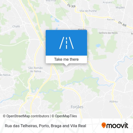 Rua das Telheiras mapa