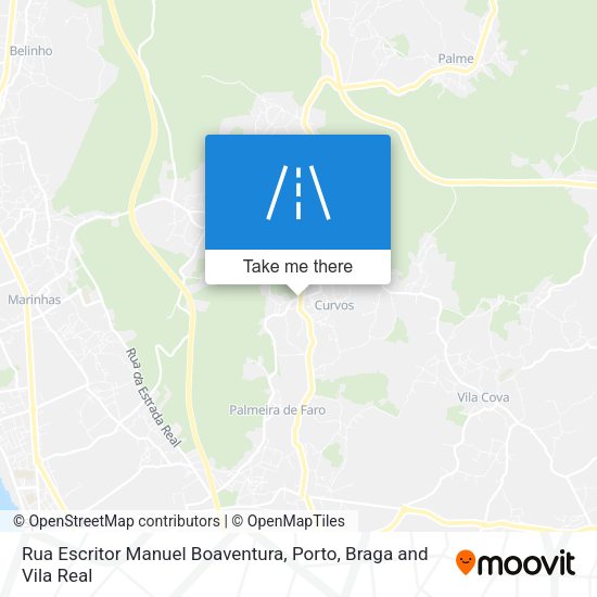 Rua Escritor Manuel Boaventura mapa