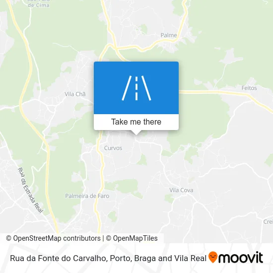 Rua da Fonte do Carvalho map