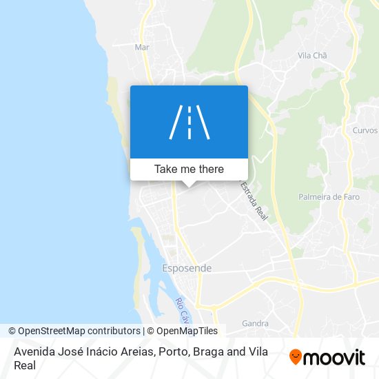 Avenida José Inácio Areias map