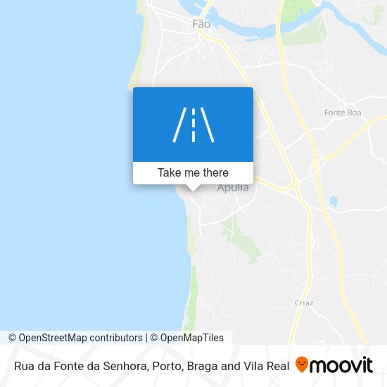Rua da Fonte da Senhora map
