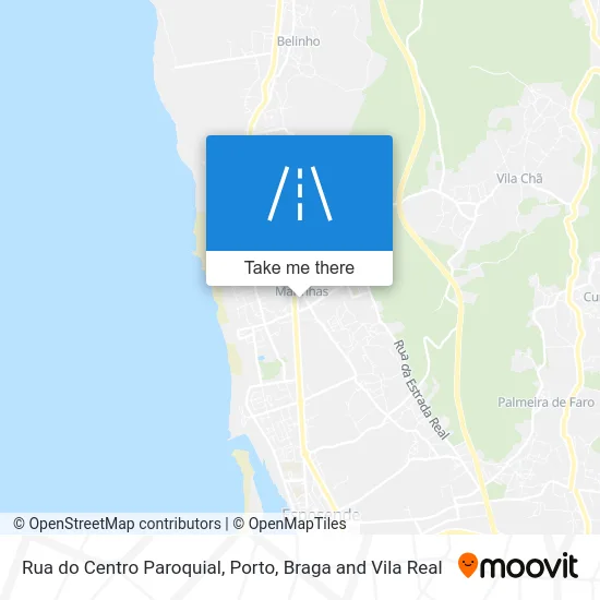 Rua do Centro Paroquial map