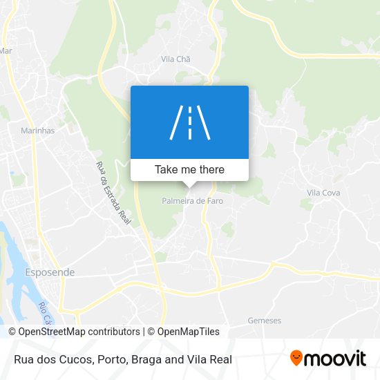 Rua dos Cucos map