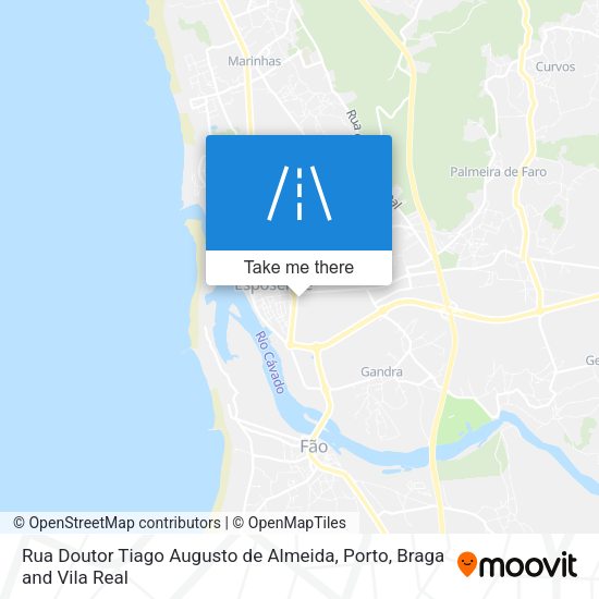 Rua Doutor Tiago Augusto de Almeida map