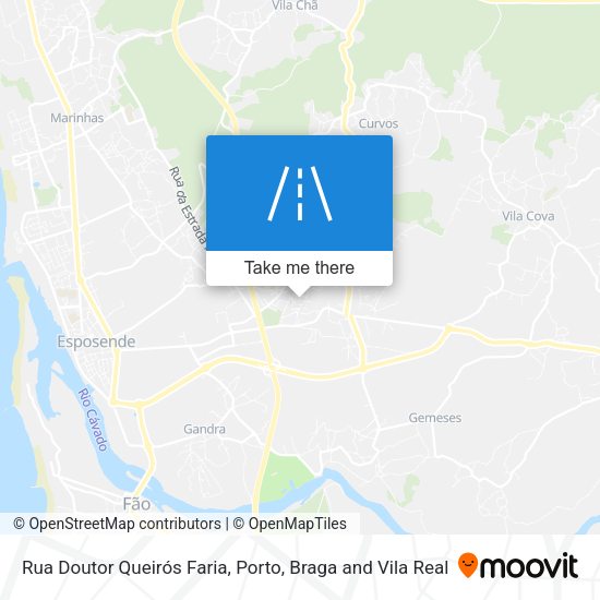 Rua Doutor Queirós Faria mapa