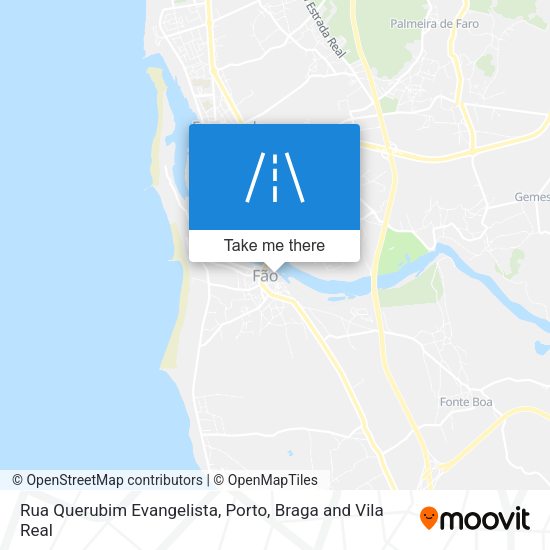 Rua Querubim Evangelista map