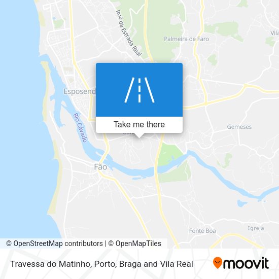 Travessa do Matinho mapa