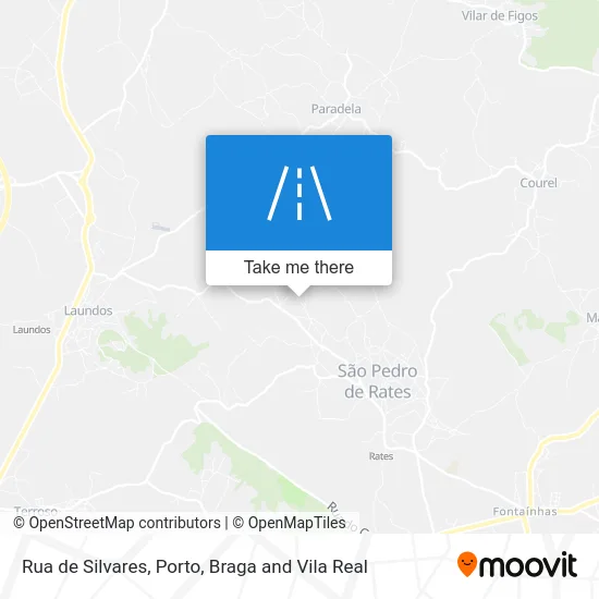 Rua de Silvares map