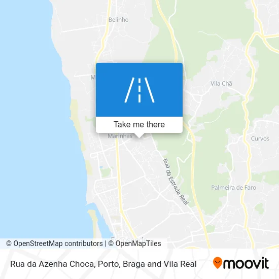 Rua da Azenha Choca map