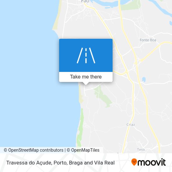 Travessa do Açude mapa