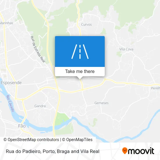 Rua do Padieiro map