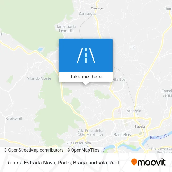 Rua da Estrada Nova map