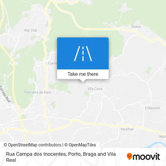 Rua Campa dos Inocentes map