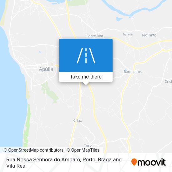 Rua Nossa Senhora do Amparo map