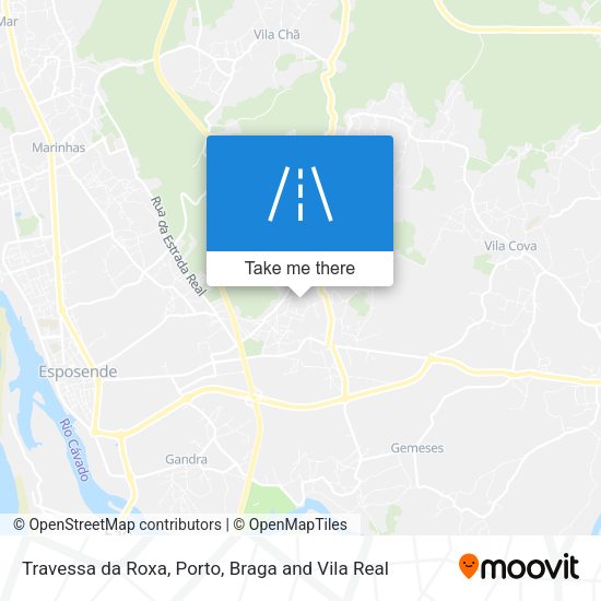 Travessa da Roxa mapa