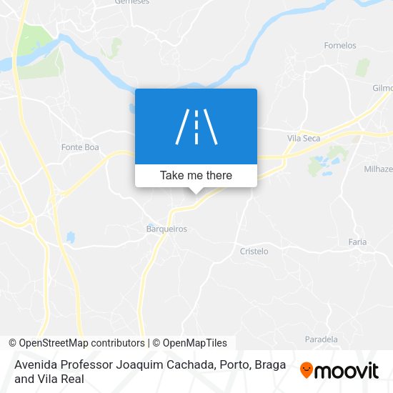 Avenida Professor Joaquim Cachada mapa