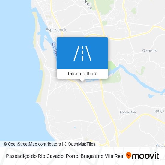 Passadiço do Rio Cavado map