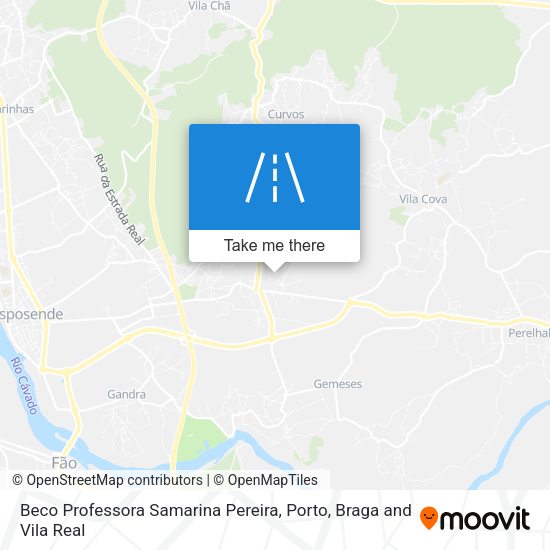 Beco Professora Samarina Pereira map