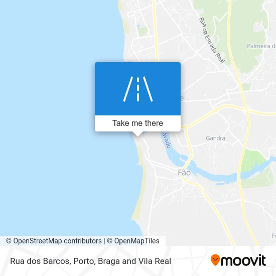 Rua dos Barcos map
