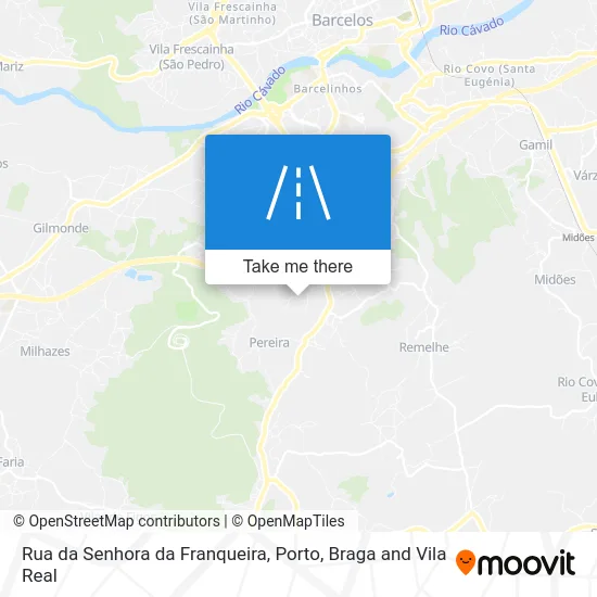 Rua da Senhora da Franqueira map