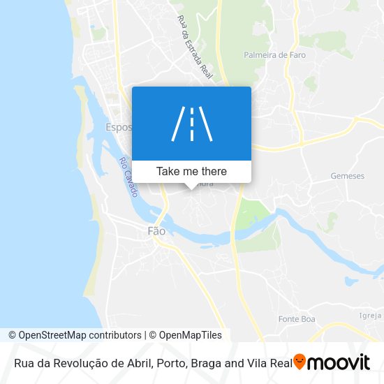 Rua da Revolução de Abril map