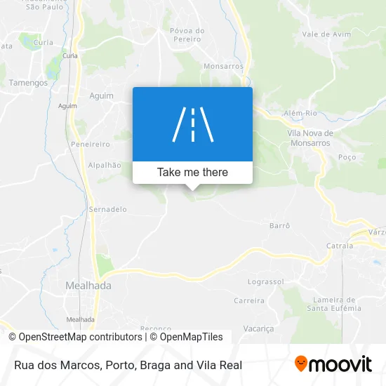 Rua dos Marcos map