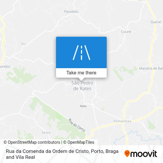 Rua da Comenda da Ordem de Cristo map