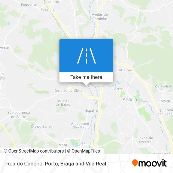 Rua do Caneiro map