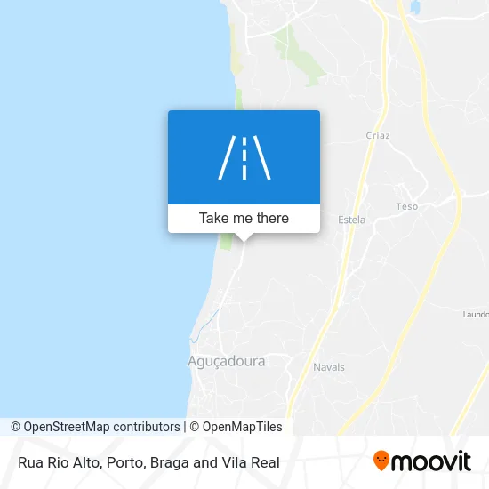 Rua Rio Alto map