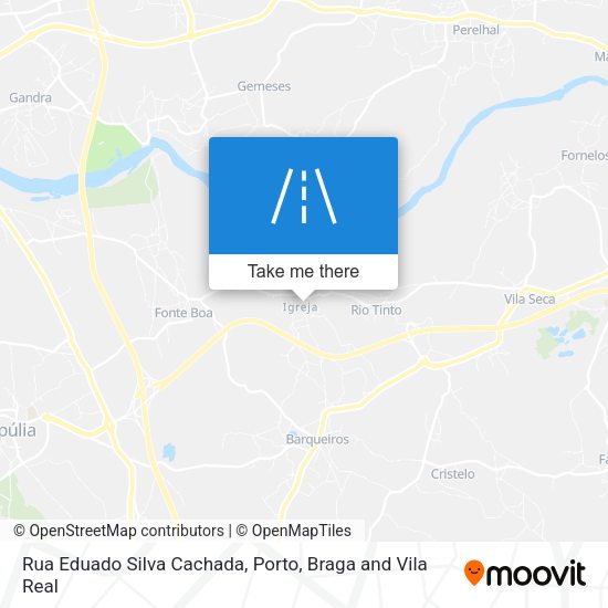 Rua Eduado Silva Cachada mapa