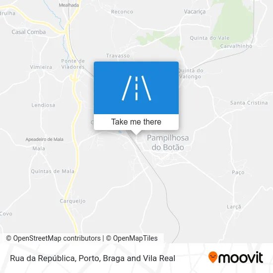 Rua da República map