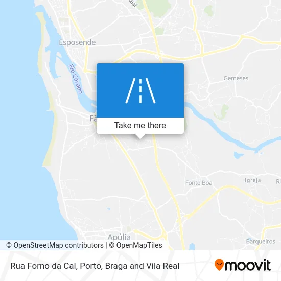 Rua Forno da Cal map