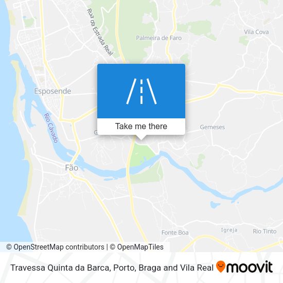 Travessa Quinta da Barca mapa