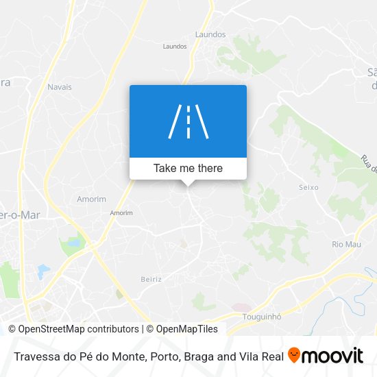 Travessa do Pé do Monte map