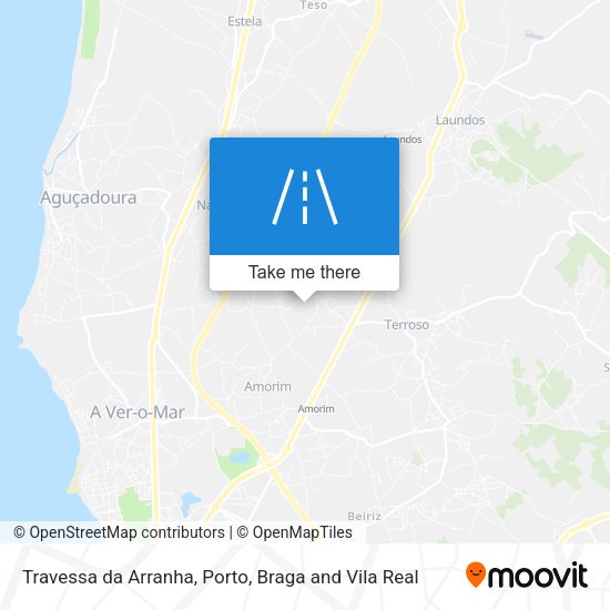 Travessa da Arranha mapa