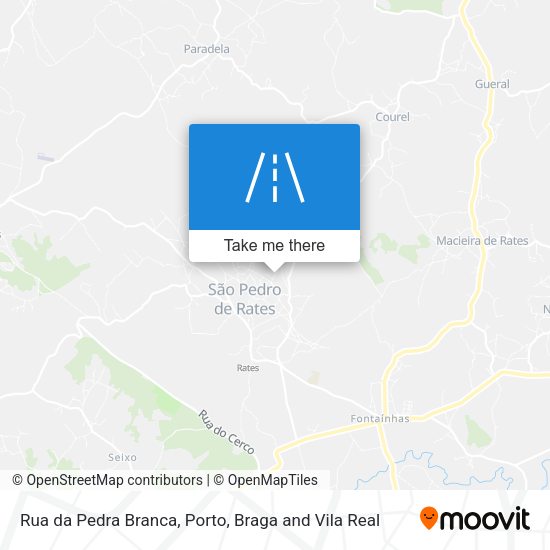 Rua da Pedra Branca map