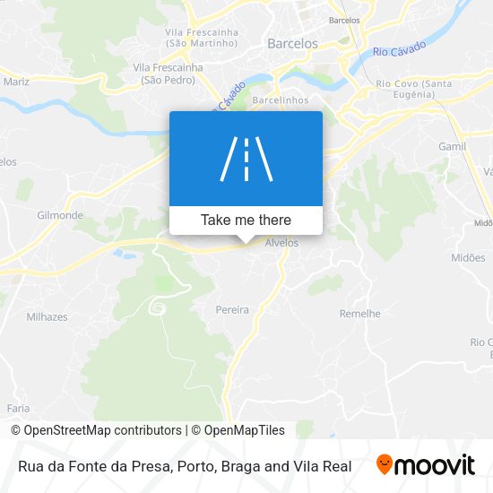 Rua da Fonte da Presa map