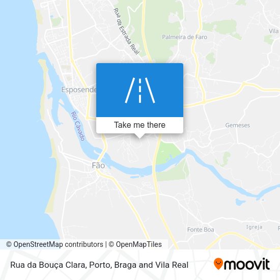 Rua da Bouça Clara map