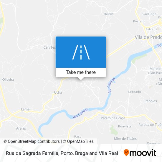 Rua da Sagrada Família map