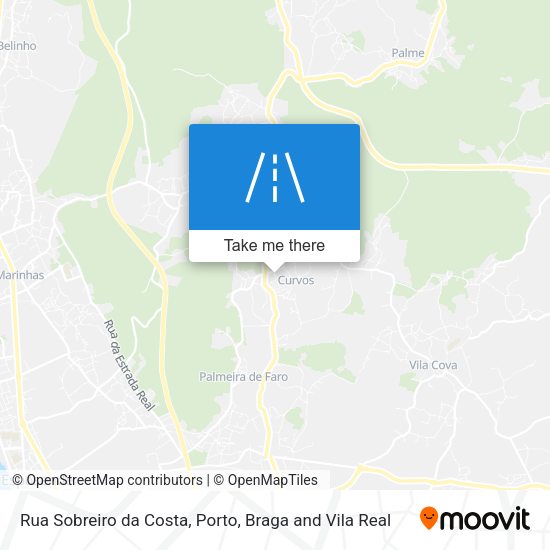 Rua Sobreiro da Costa mapa