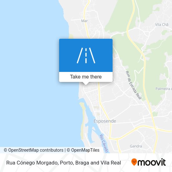 Rua Cónego Morgado mapa