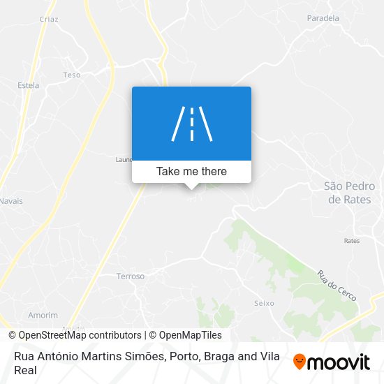 Rua António Martins Simões map