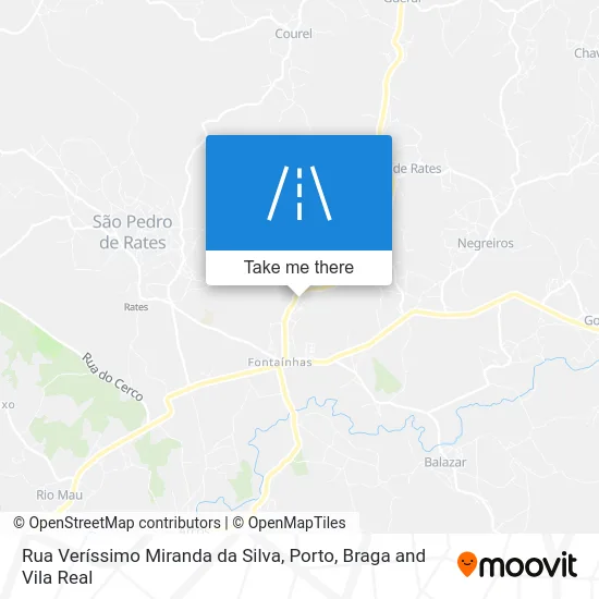 Rua Veríssimo Miranda da Silva map