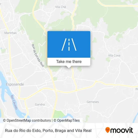 Rua do Rio do Eido map
