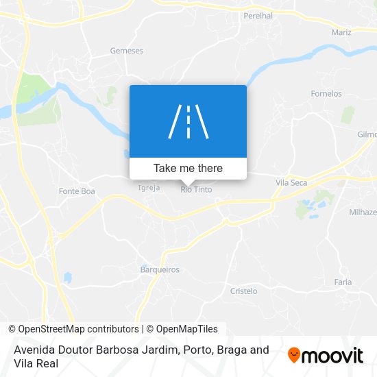 Avenida Doutor Barbosa Jardim map