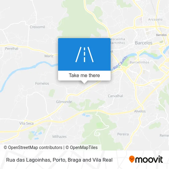 Rua das Lagoinhas map