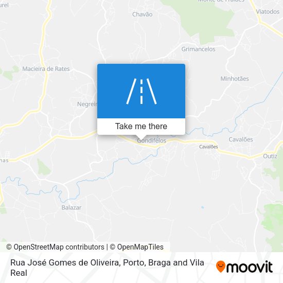 Rua José Gomes de Oliveira map