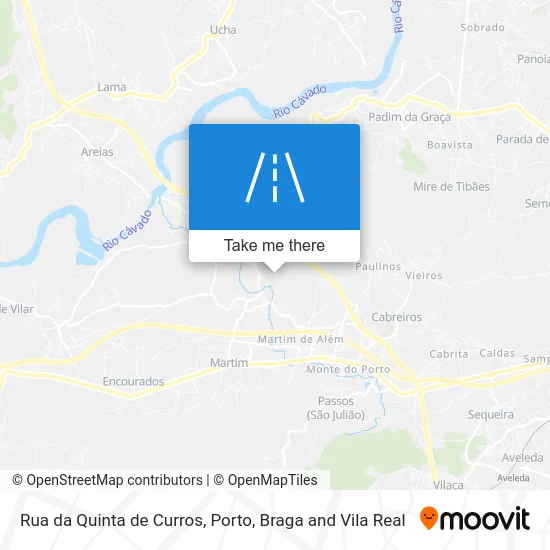 Rua da Quinta de Curros map