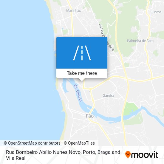 Rua Bombeiro Abílio Nunes Novo mapa
