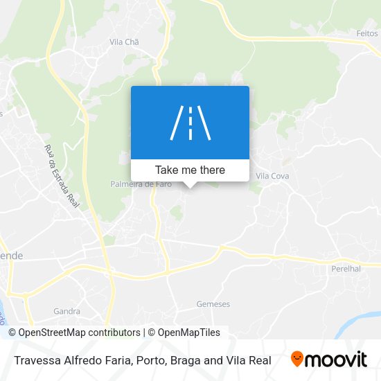 Travessa Alfredo Faria mapa